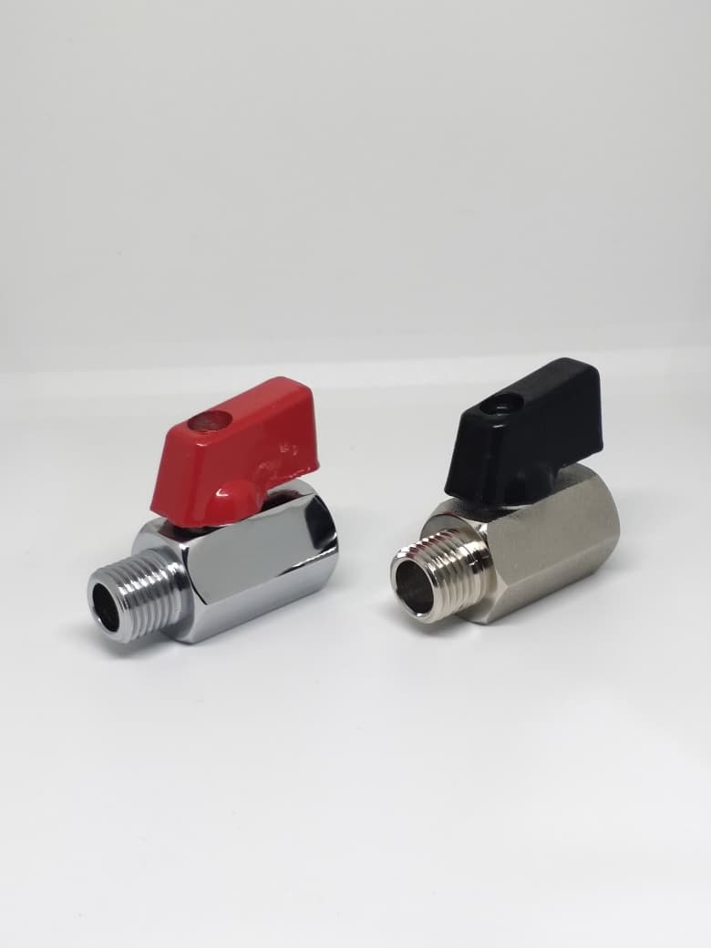 Omega Metalcraft brass mini ball valve