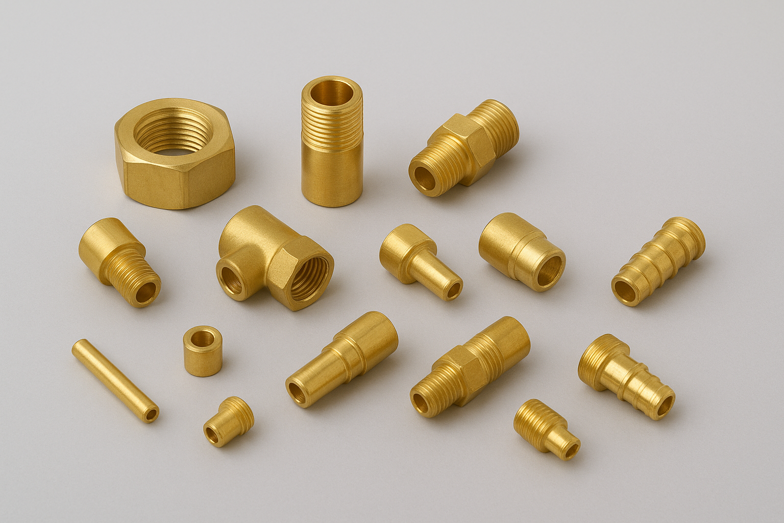 High-quality precision brass components manufactured in India for global export