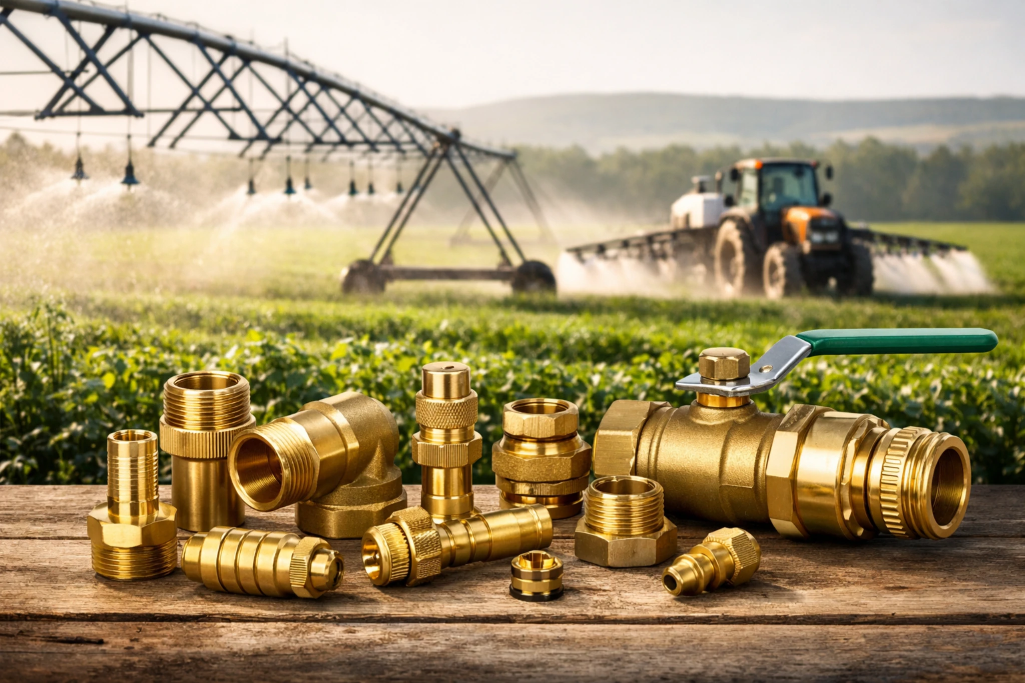 Brass agro parts for irrigation systems and agricultural equipment