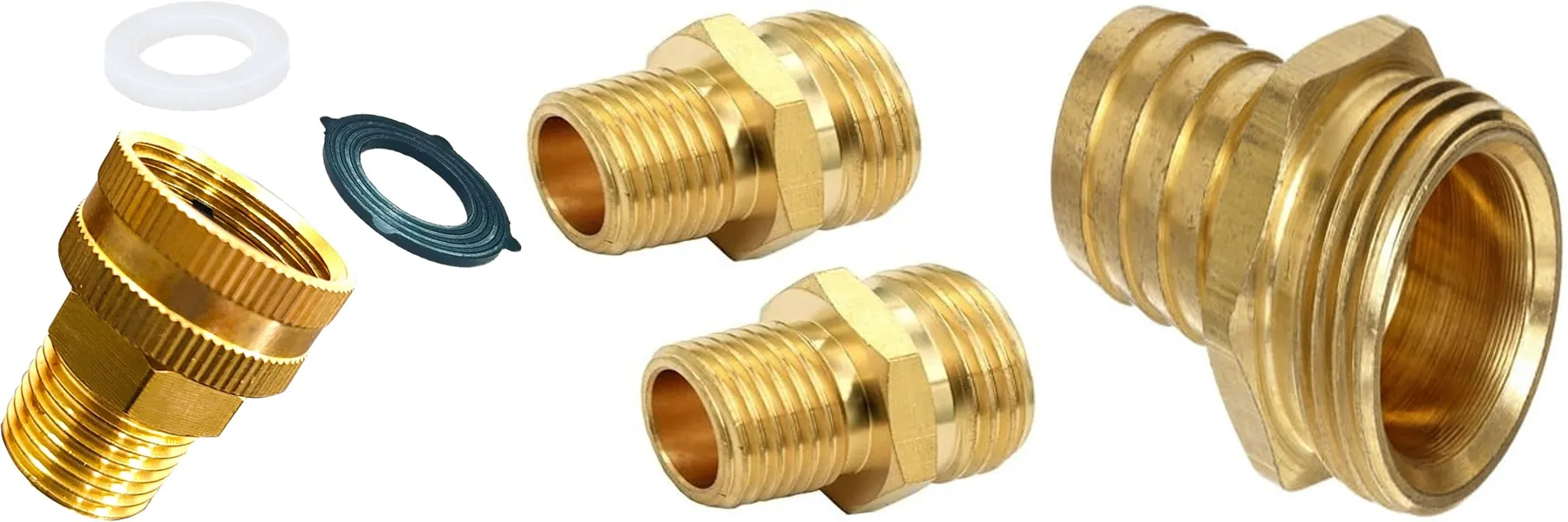 Brass hose connector 3/4 inch GHT – high quality brass garden hose fittings exporter India